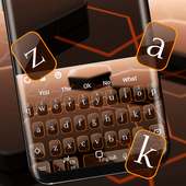 Orange Hexahedron Keyboard Theme on 9Apps