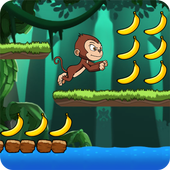 Banana world - Bananas island - hungry monkey icon