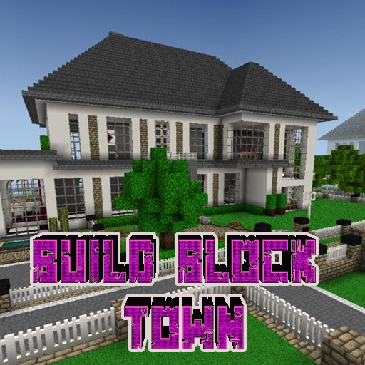 Build Block Town Crafting Game icon