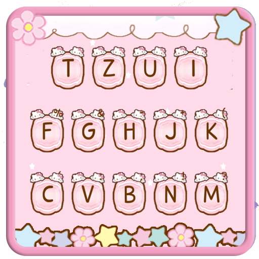 Kitty baby angel keyboard icon