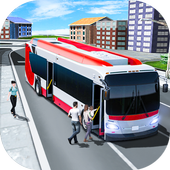 City Tourist Bus Transporter Driving Simulator 3D icon