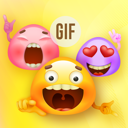 สติ๊กเกอร์ Gif: สติ๊กเกอร์เคลื่อนไหว &amp; รอยยิ้ม icon