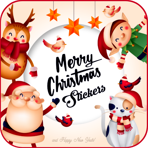 3D Santa Christmas Stickers icon