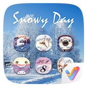 Snowy Day V Launcher Theme icon