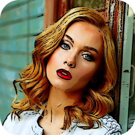 Cartoon Photo Art أيقونة