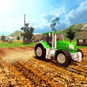 Forage Plow Farming USA Tractor Simulator icon