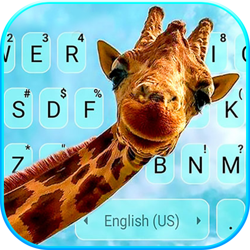 Happy Giraffe Keyboard Background icon
