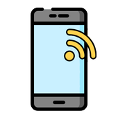 Real-time network speed (wifi speed) icon