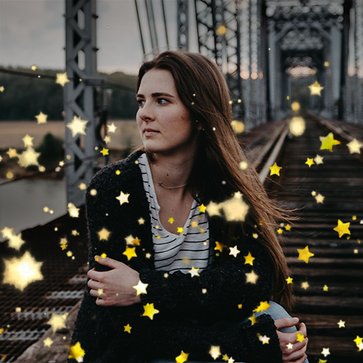 Glitter Effect Video Maker icon