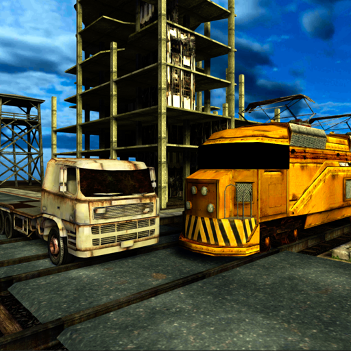 Railroad crossing - Freight train mania icon