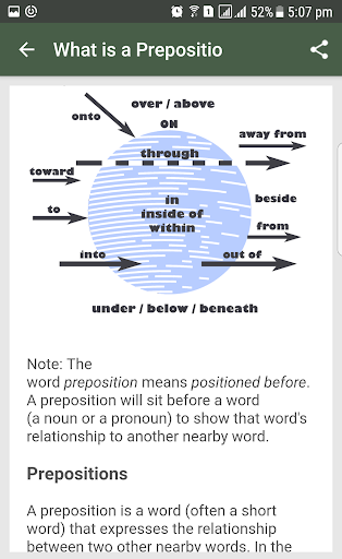 English Grammar- Preposition screenshot 3