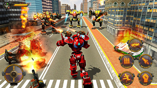 Robot Car War Transform Fight screenshot 11