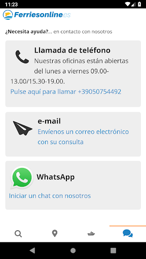 Ferries on line screenshot 8