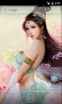 Asian Girls Puzzle Wallpaper screenshot 1