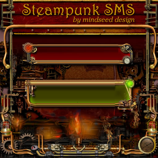 Steampunk GO SMS Theme icon