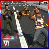 Hoverboard Cop Dog Crime Chase icon