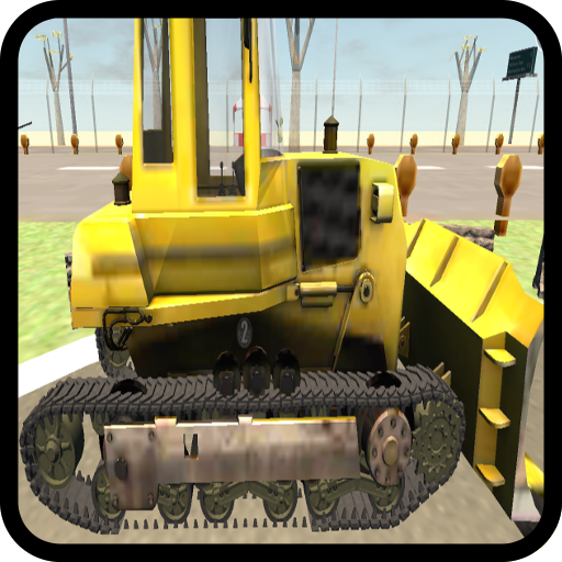 Construction Bulldozer Driving icon