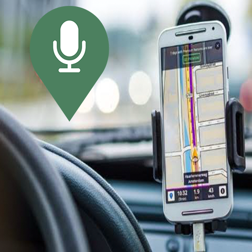 Voice gps navigation &amp; Route finder icon
