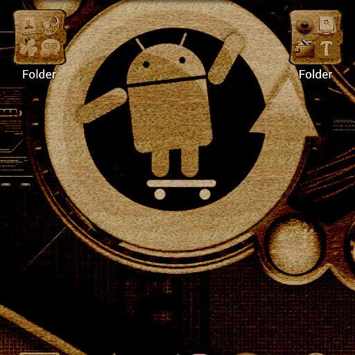 CYANOGEN Wood GO Theme icon