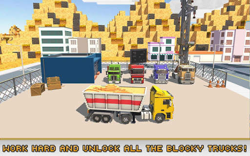 Blocky Truck Simulator screenshot 3