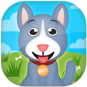 Virtual talking dog icon