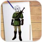 How to Draw Legend Of Zelda icon