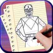 How to Draw Power Ranger icon