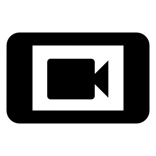 Landscape video camera icon