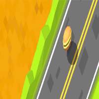 Blue Cat Robot Runner Zigzag