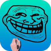 Drawing Troll Face with Easy Drawing Tutorial icon