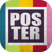 صانع ملصق ومصمم نشرة أيقونة