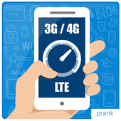 Internet booster 4G 3G prank icon