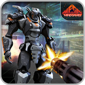 Combat robo action – robot fighting game icon