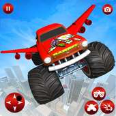 Flying Monster Car Super Moto Robot Transformation on 9Apps