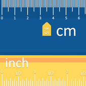 Ruler Camera: Smart Ruler Scale Tape Measure أيقونة