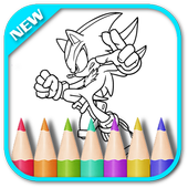 Coloring Sonic icon