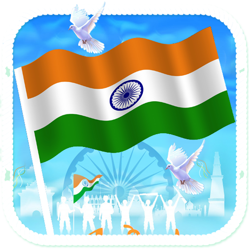 India Flag Wave HD Live Wallpaper icon
