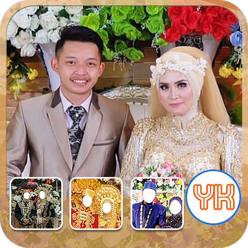 Hijab Wedding Couple Photo Editor icon