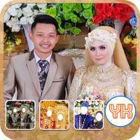 Hijab Wedding Couple Photo Editor
