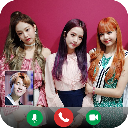 Black Pink Fake Video Call - Ideal Call for you أيقونة