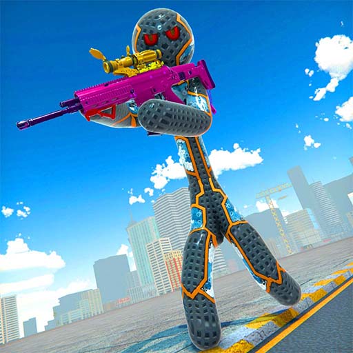 Flying Stickman Rope Hero Game icon