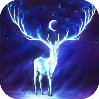 Night Bringer : Magic glowing deer live wallpaper on 9Apps