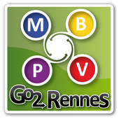 Go2 Rennes (bus, vélo, métro) أيقونة