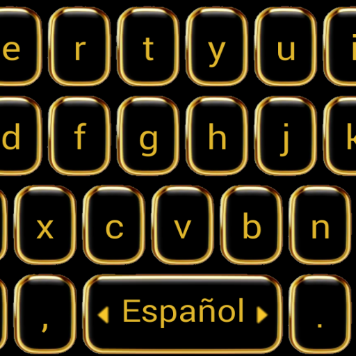 THEME FOR AI TYPE  BLACK GOLD icon