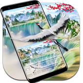 ikon Keyboard Air Terjun Alam