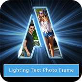 Lighting Text Photo Frame