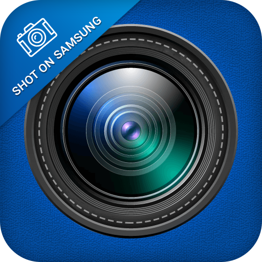 Shot on samsung camera : shot on stamp for samsung icon