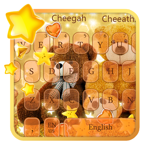 Glitter Lovely Bear Keyboard Theme icon