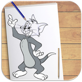 How to Draw Tom and Jerry icon