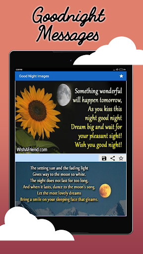 Good Night Wishes: Collection of Messages & Images screenshot 8